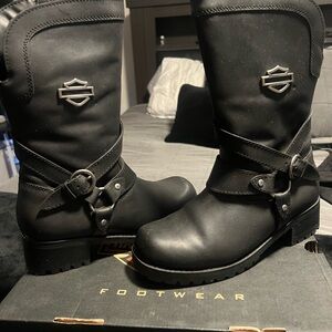 Harley-Davidson Black and Orange Footwear Box